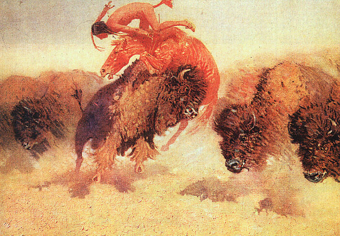 Frederick Remington The Buffalo Runner